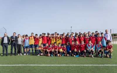 I baby calciatori ucraini in campo: iniziati gli allenamenti con le giovanili rossoblù