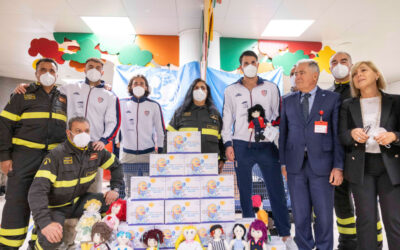 Il Cagliari con l’UNICEF: consegnati i “regali sospesi” ai bambini del Brotzu
